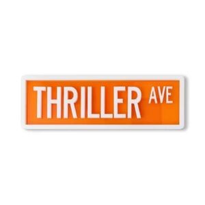 Decorative sign Thriller Ave